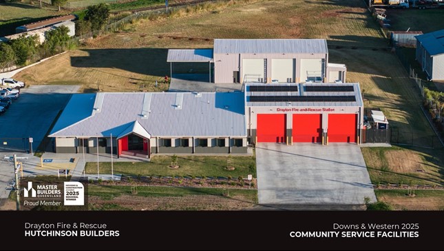 Hutchinson Builders Drayton fire station commercial project